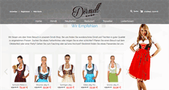 Desktop Screenshot of dirndloutlet.com