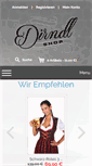 Mobile Screenshot of dirndloutlet.com